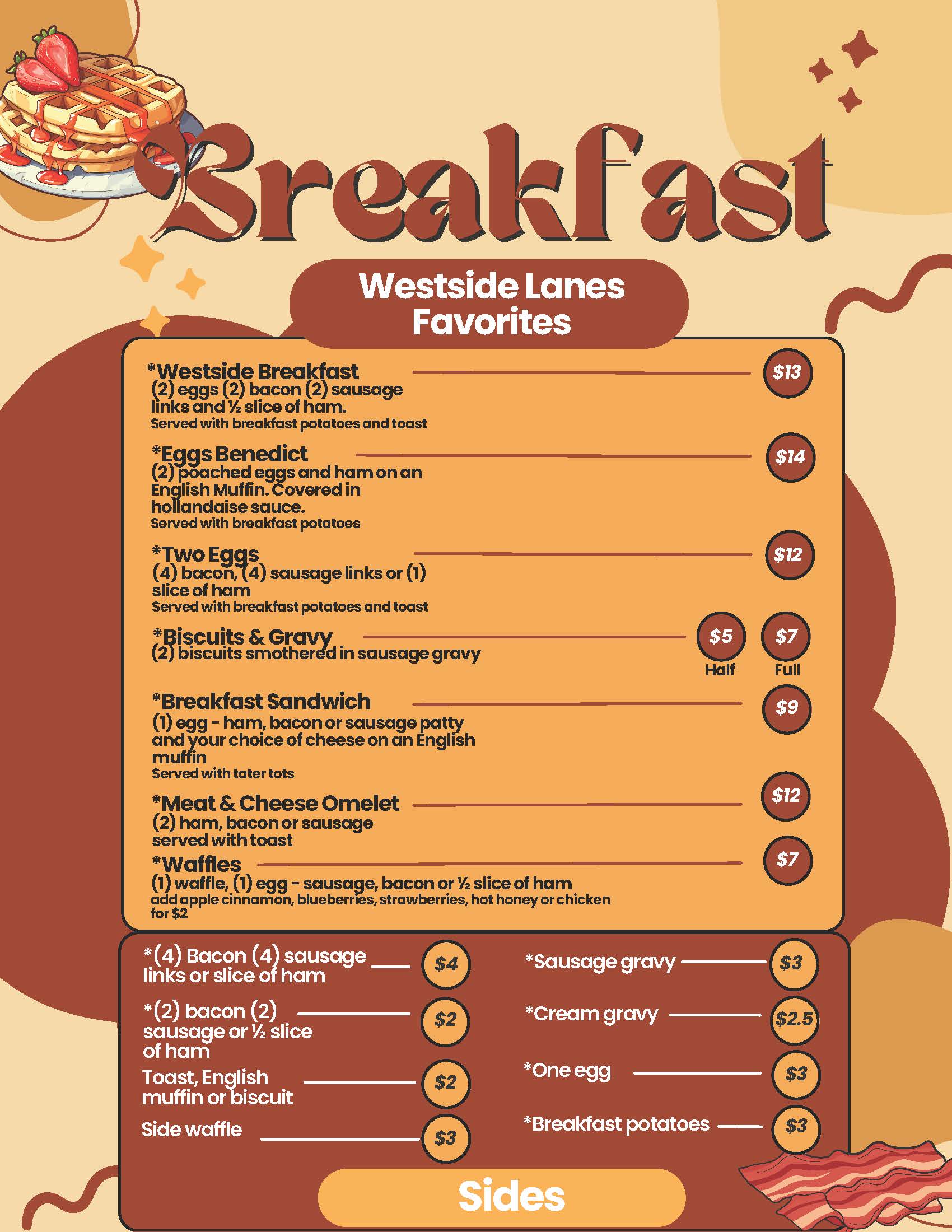Breakfast Menu